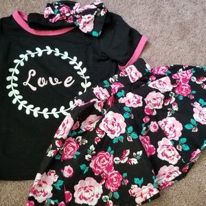 Valentine's Day "Love" 3 PC outfit
